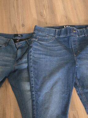 Women's Blue Stretch Denim Jeans -